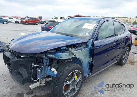 2018 Alfa Romeo Stelvio Ti Sport Awd z USA, uszkodzony, nr VIN ZASFAKNN1J7B66986